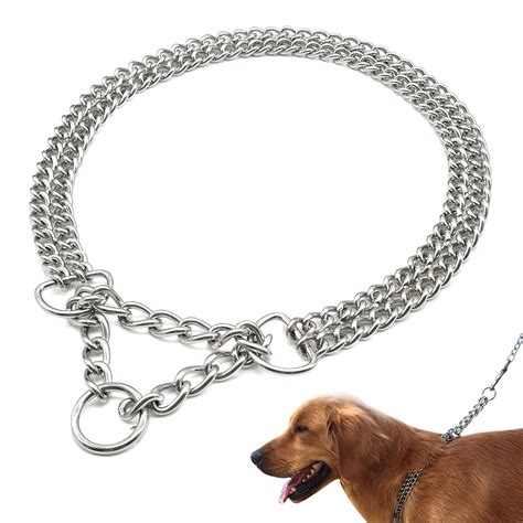 metal chain dog collars